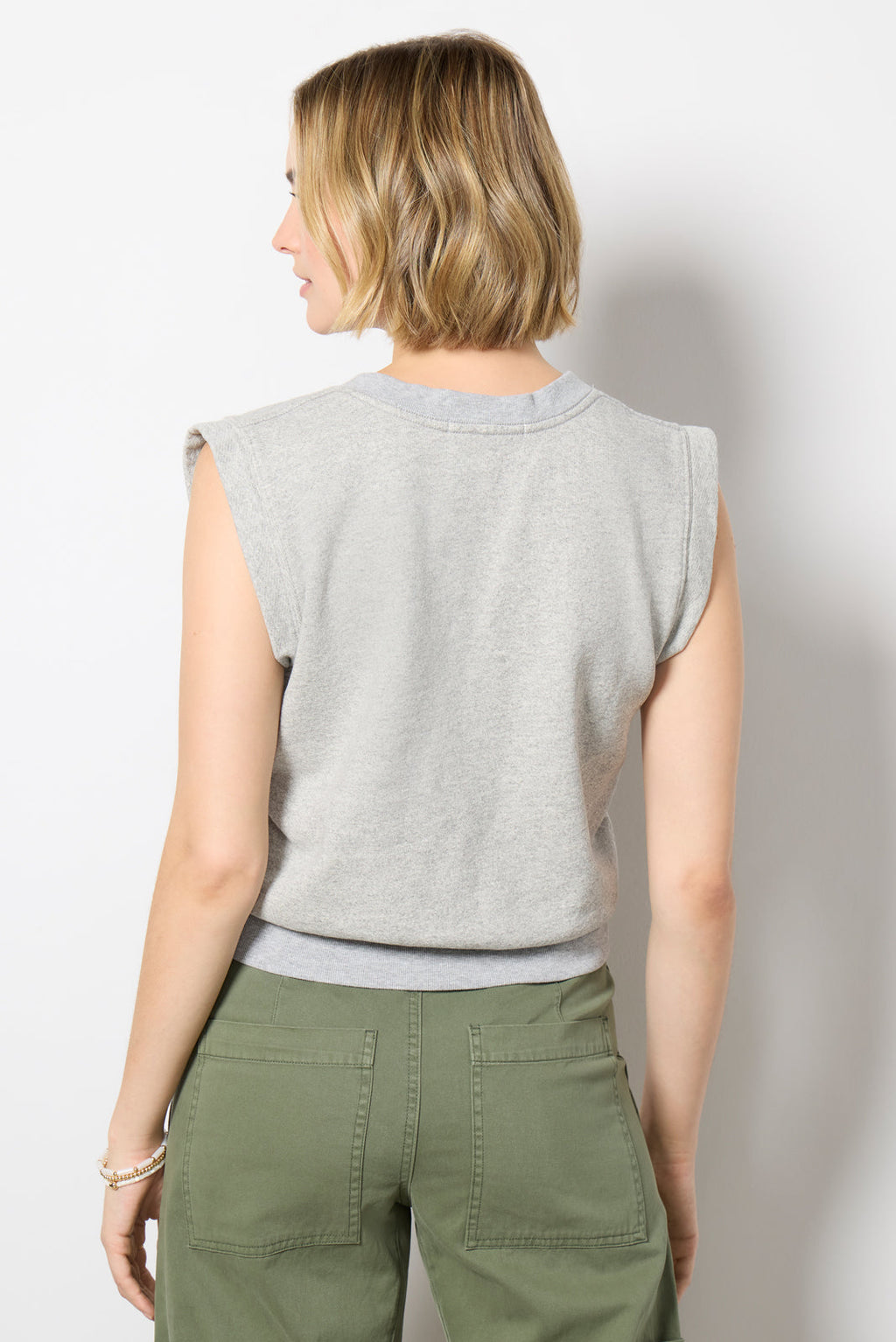 Women's Sloane French Terry Split Neck Top