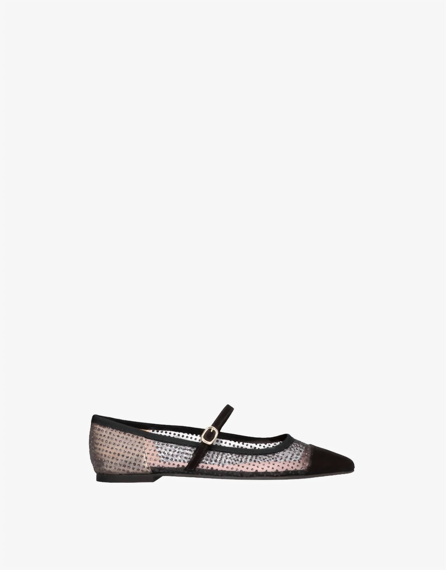 Women's Ella Ballet Flats In Angelis Negro