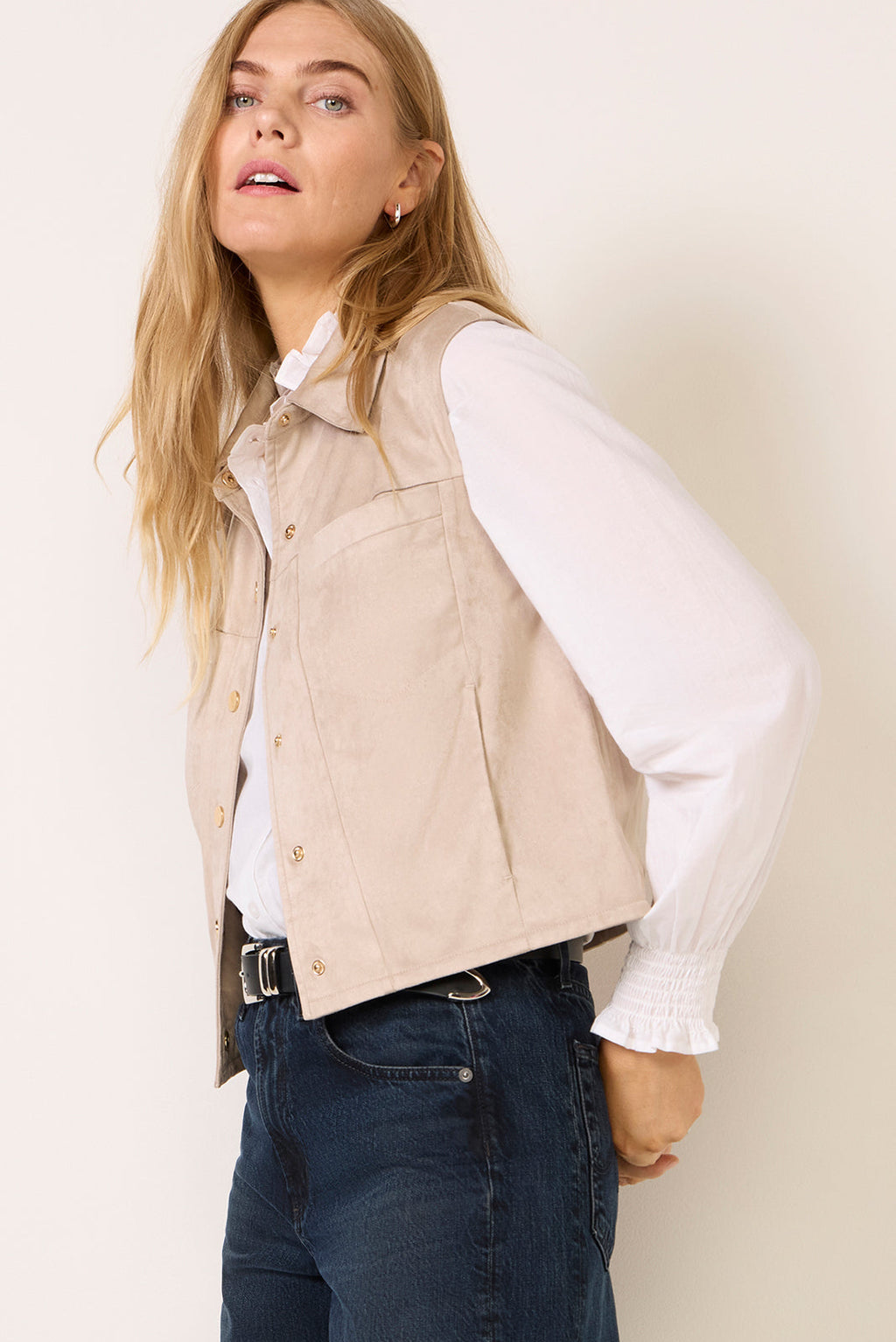 Women's Reagan Faux Suede Vest