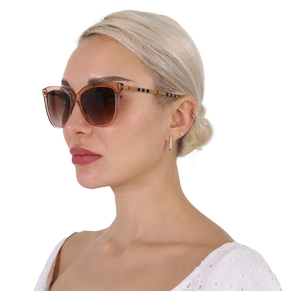 Burberry Clare Brown Gradient Butterfly Ladies Sunglasses BE4308 400613 56