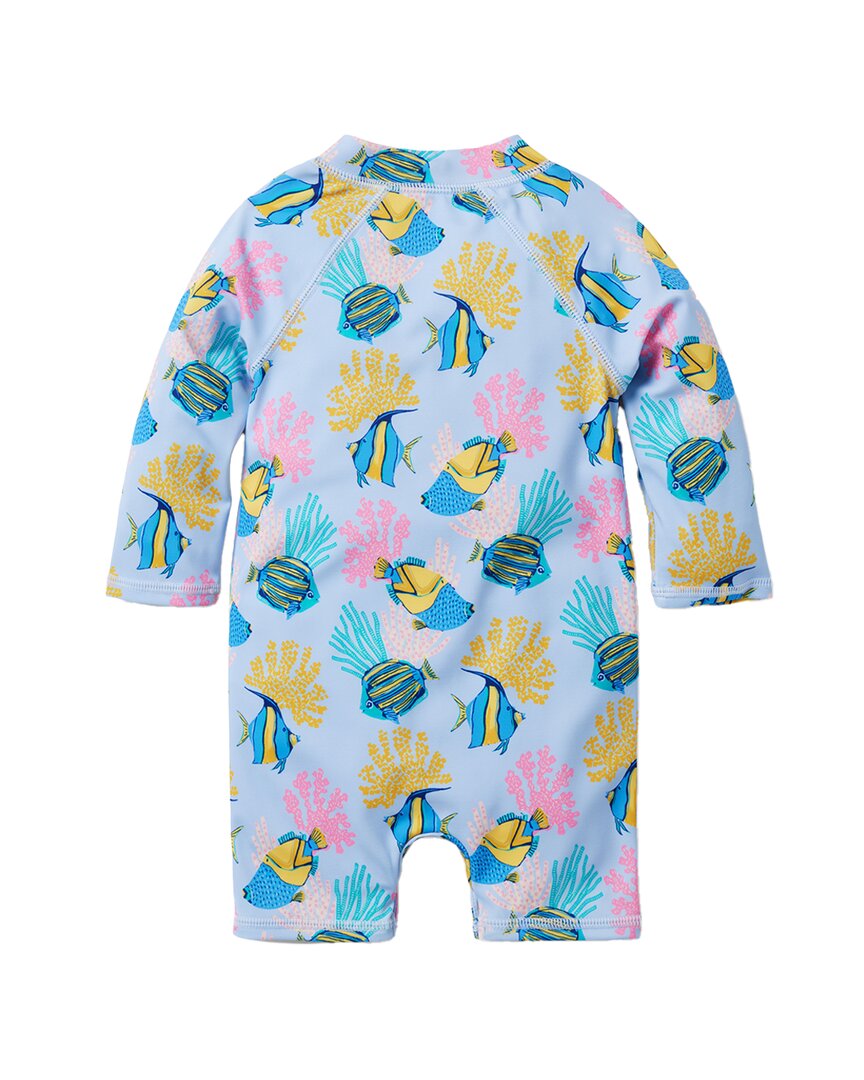 Janie and Jack Fish Zip Rashguard