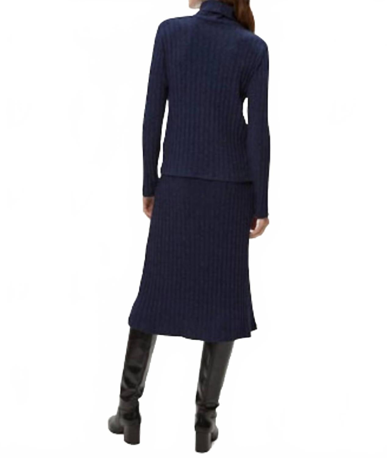 Shania Midi Skirt In Blue