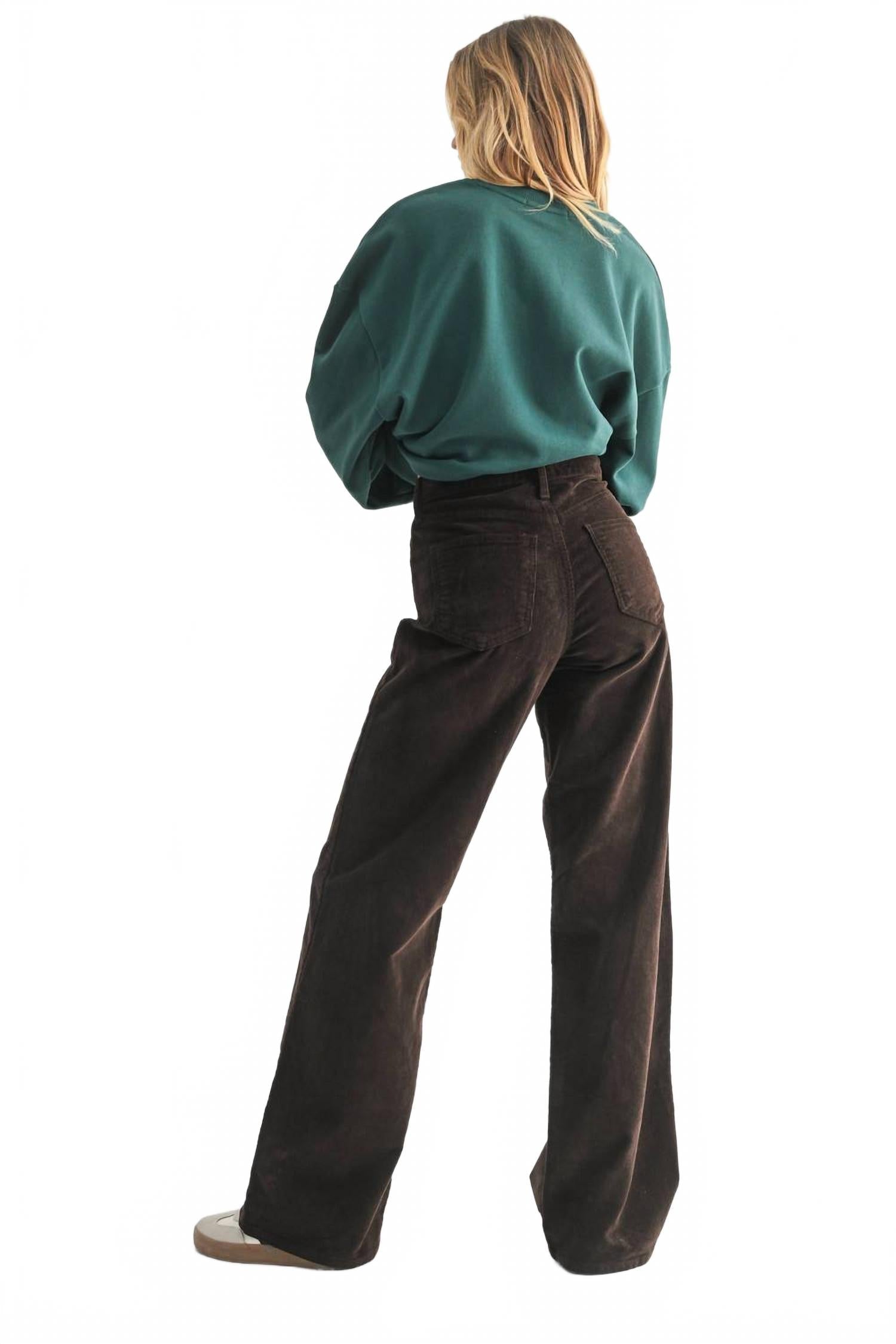 Women's Durango Corduroy Pant In Chocolate