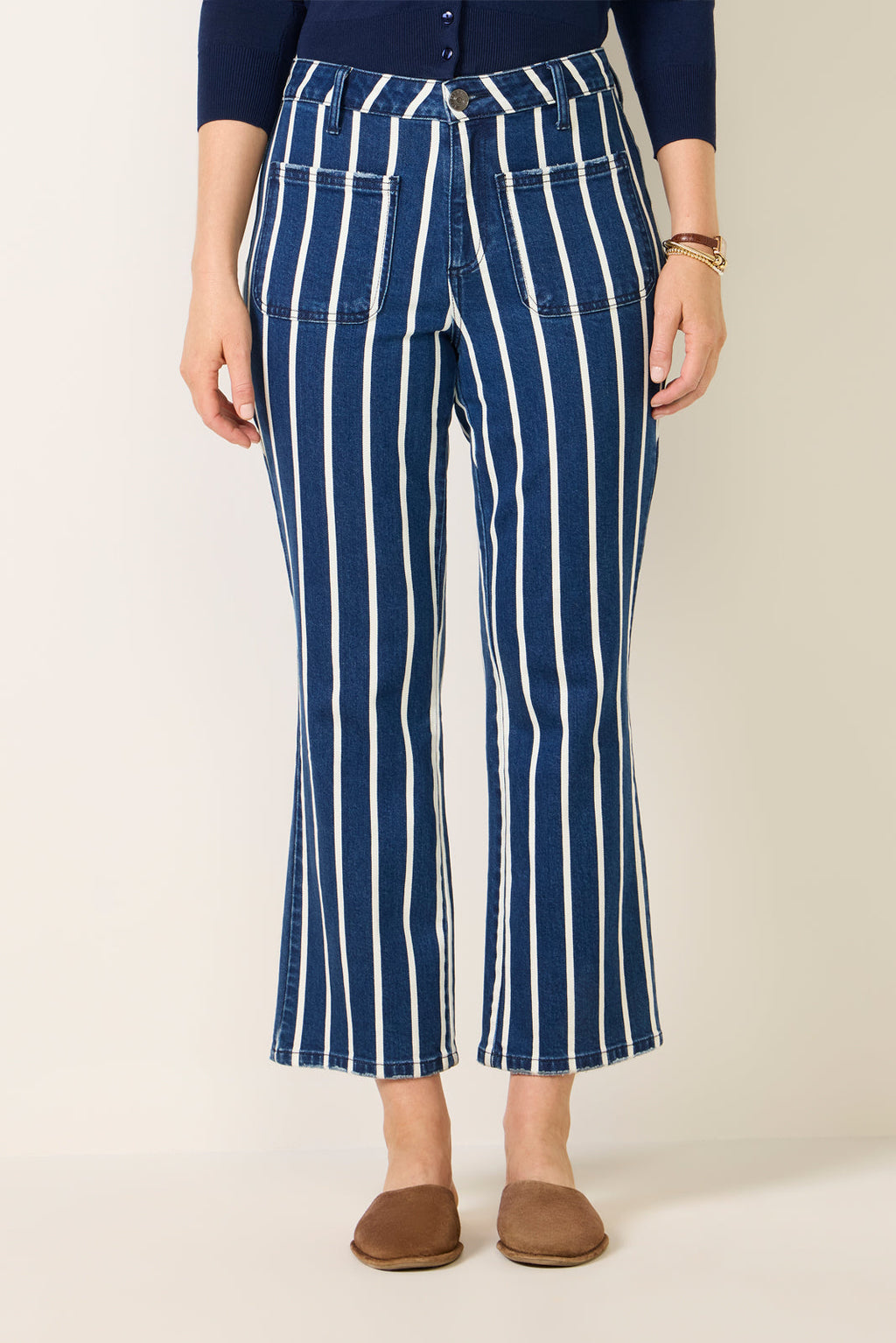 Women's Striped Kelsey Jean