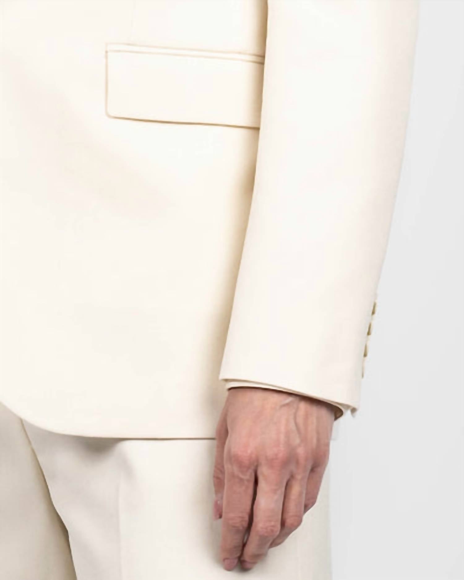 Anabel Tailored Jacket In Stone