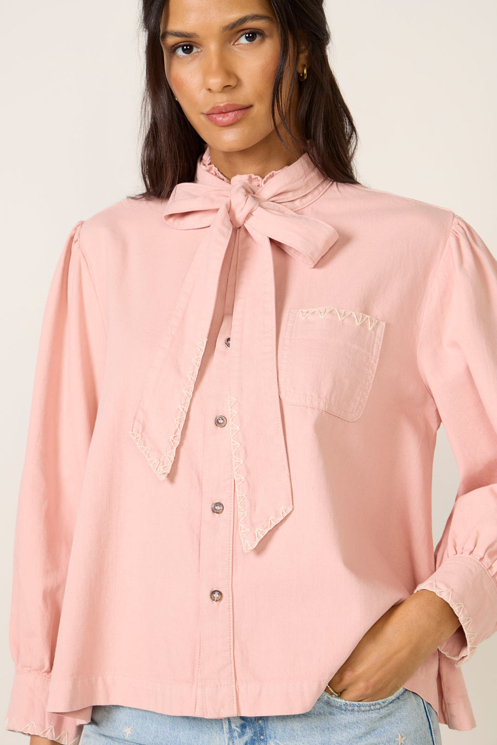 SEVENTY + MOCHI Women's Poet Blouse