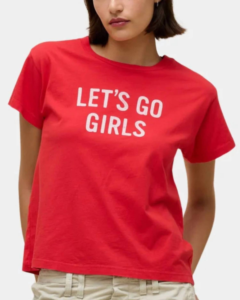 Shania Twain Lets Go Girls Tee In Ruby Red