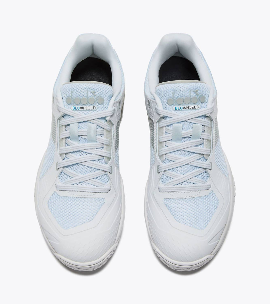Women's Blushield Torneo 3 All Ground Shoe In White/silver