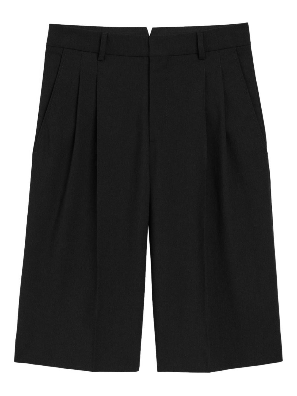 Ami Women Wide-Leg Bermuda Shorts