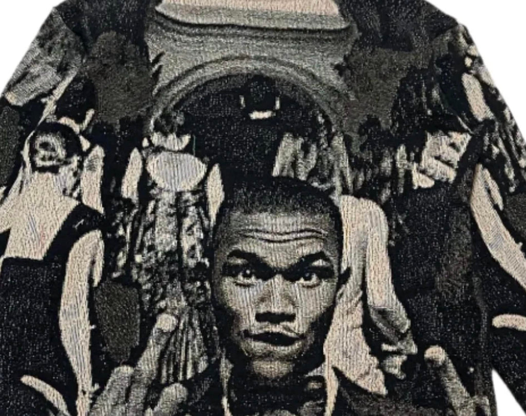 Men's Tapestry Frank Ocean Sweater In Black