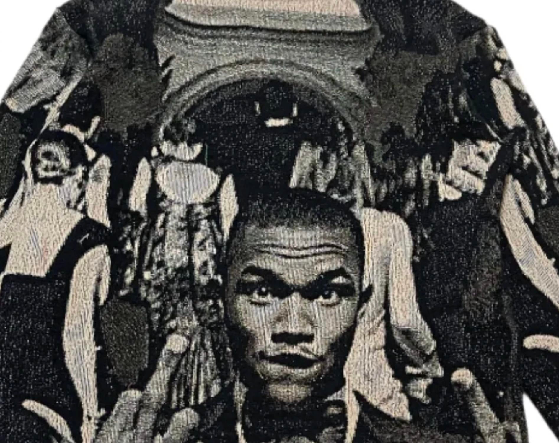 Men's Tapestry Frank Ocean Sweater In Black