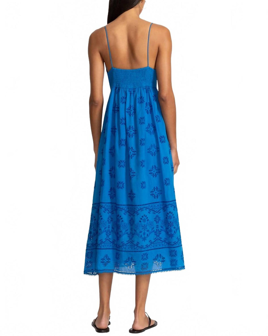 Cleo Tea Length Dress In Directoire Blue