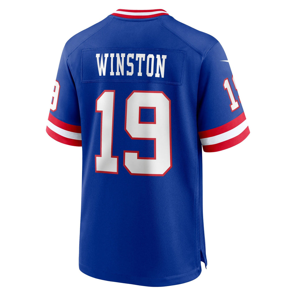 New York Giants Jameis Winston Royal Alternate 2 Game Jersey