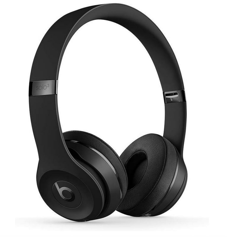 Beats by Dr. Dre - Beats Solo3 Wireless On-Ear Headphones - Black (Renewed)