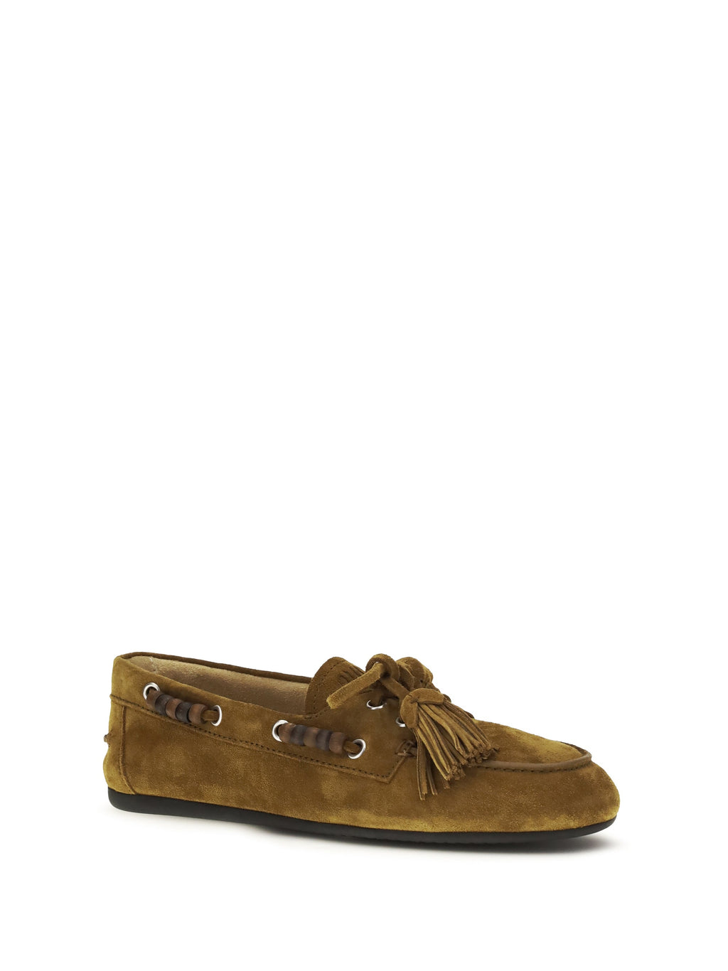Miu Miu Women Boat Suede Loafers