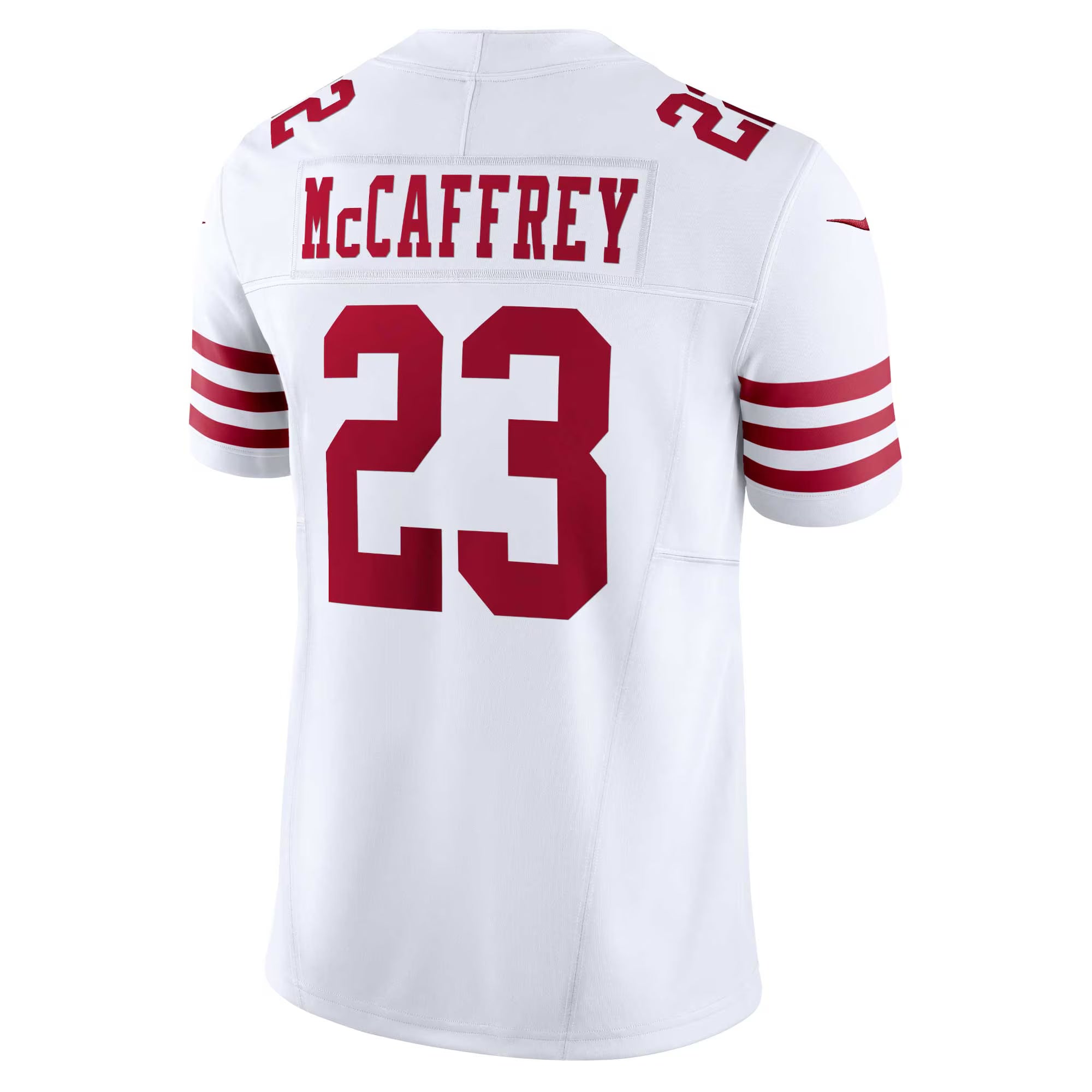 San Francisco 49ers Christian McCaffrey White Vapor F.U.S.E. Limited Jersey