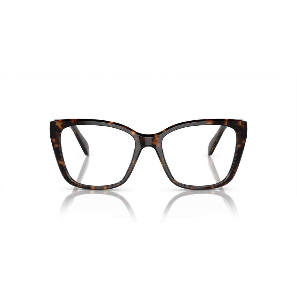 0Sk2008 Oversized Square Frame Eyeglasses with Tortoiseshell Pattern