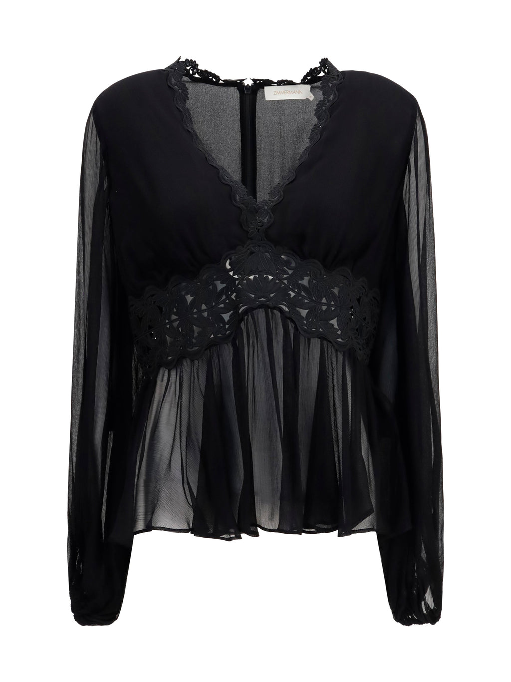 Zimmermann Women Luna Peplum Blouse