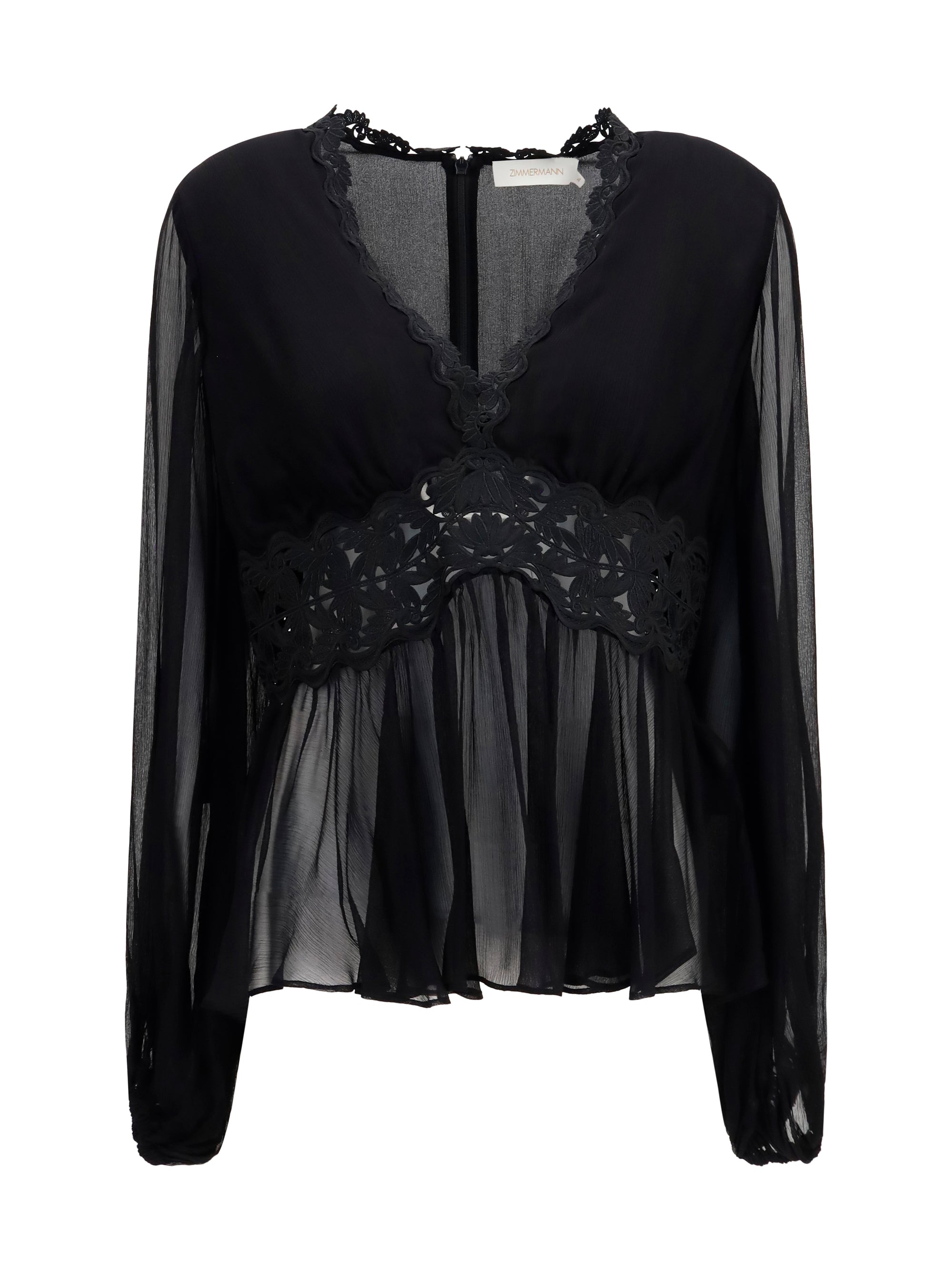 Zimmermann Women Luna Peplum Blouse