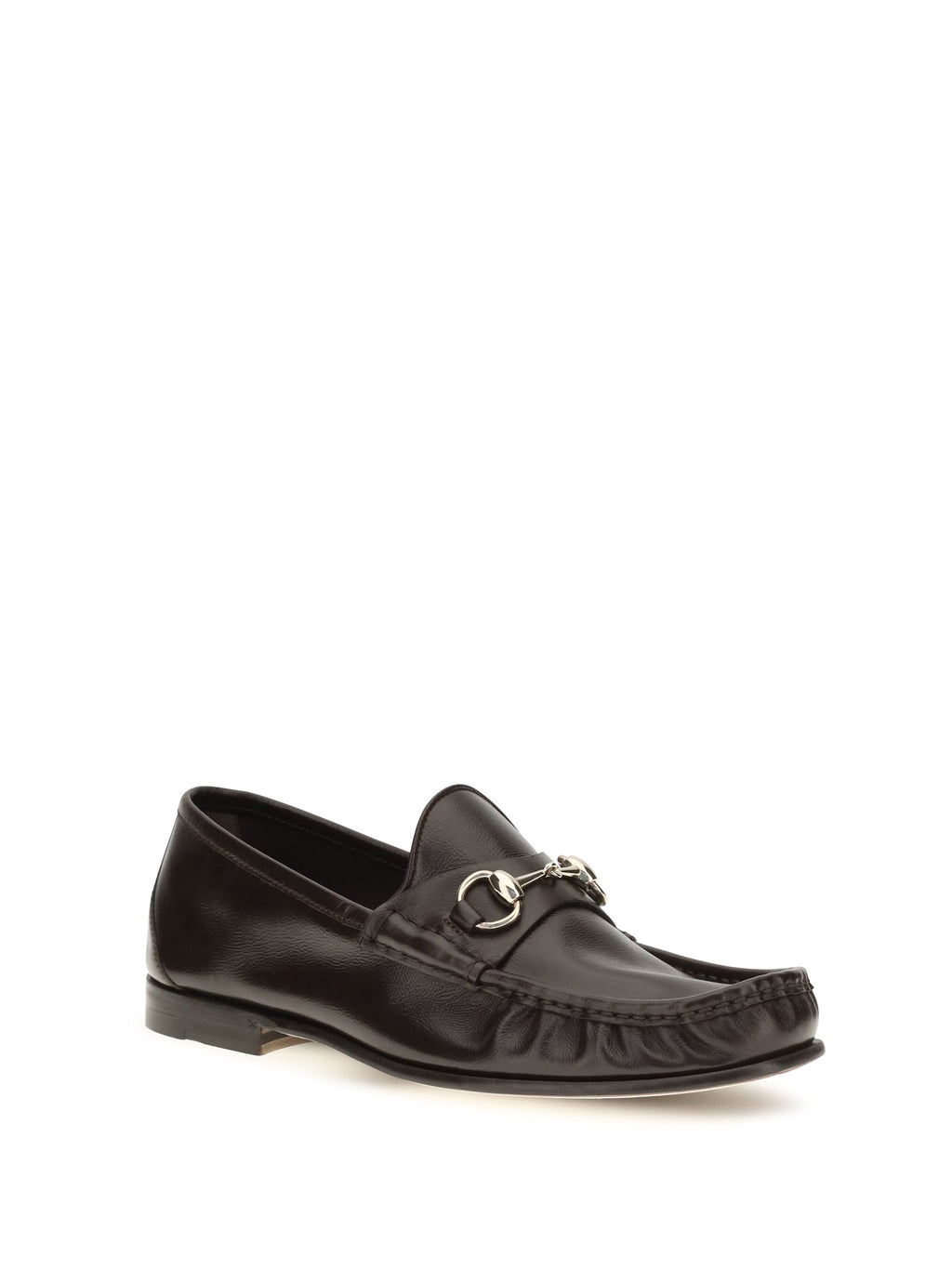 Gucci Men Lugano Leather Loafers