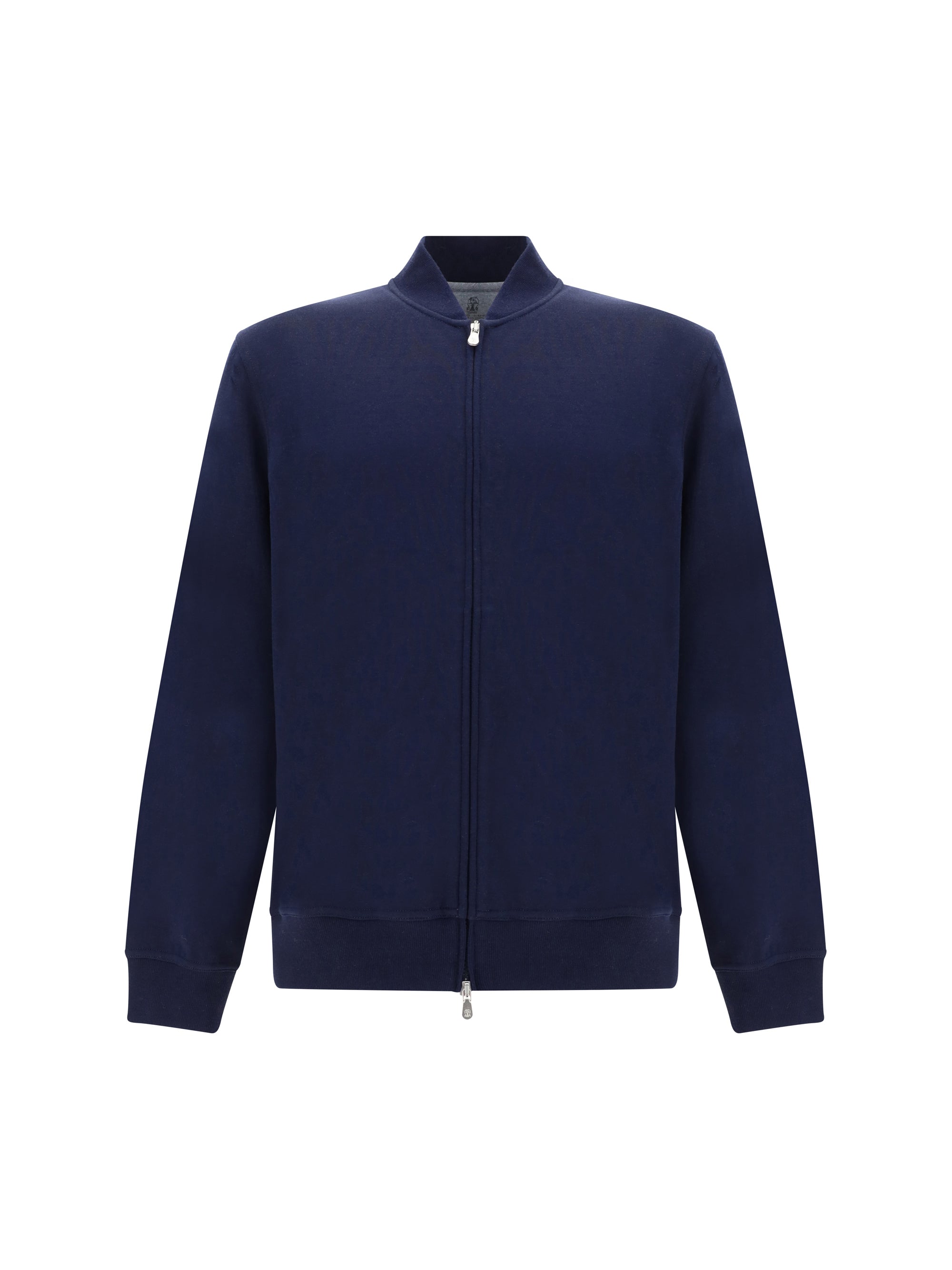 Brunello Cucinelli Men Cotton Zip Sweatshirt