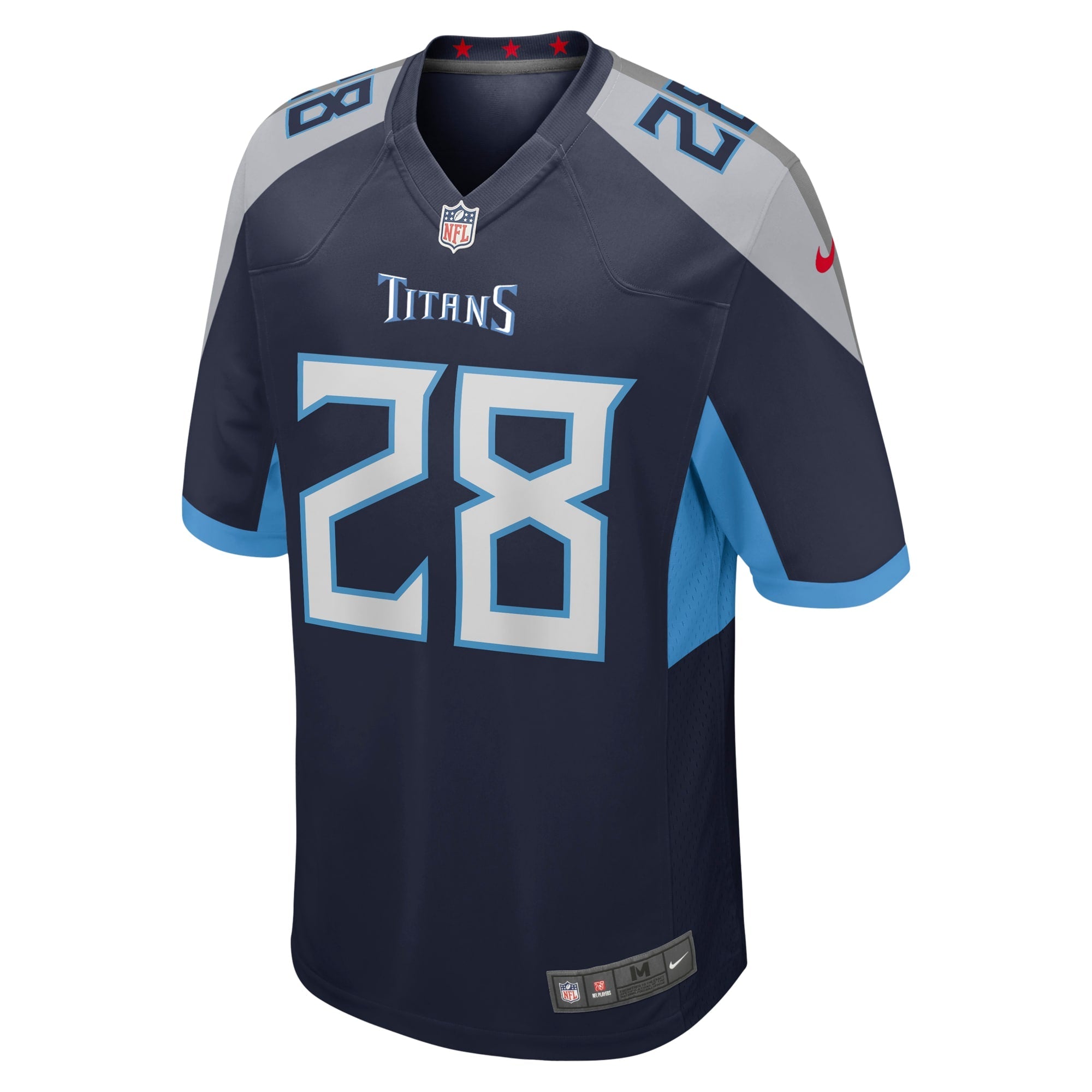 Tennessee Titans Chris Johnson Navy Retired Player Game Jersey