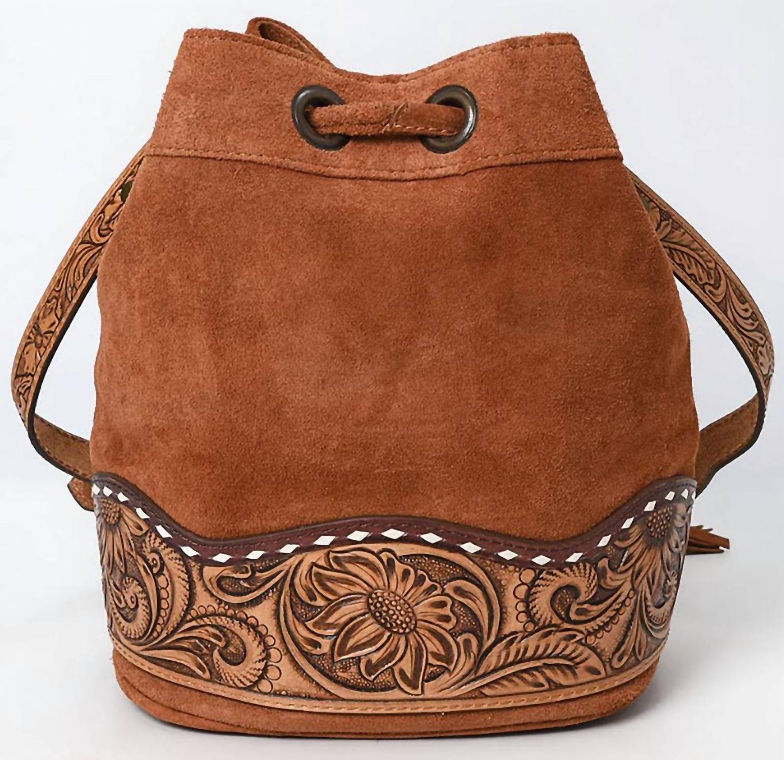 Women's Bucket Bag In Tan