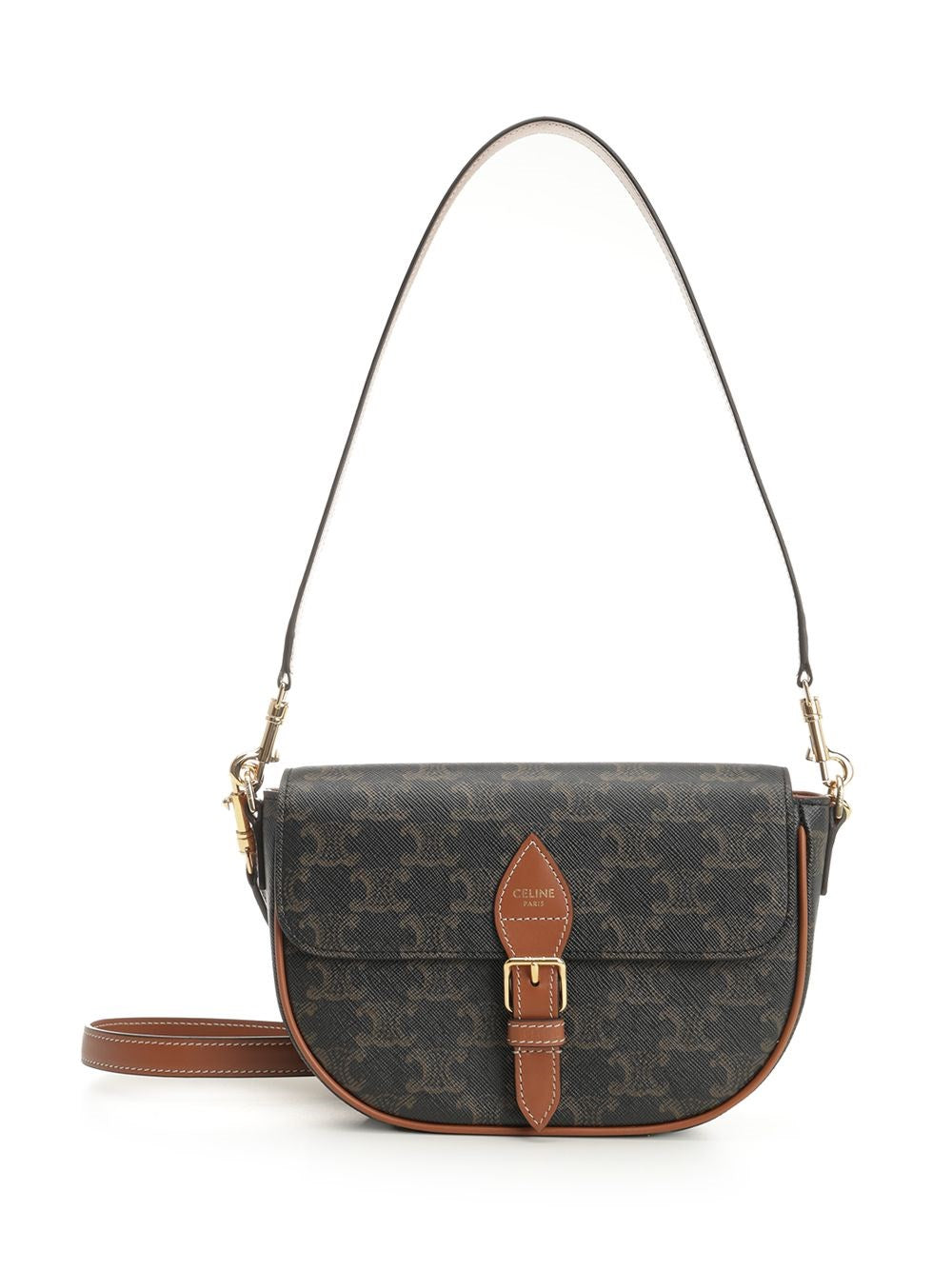 Celine Women "Folco" Shoulder Bag
