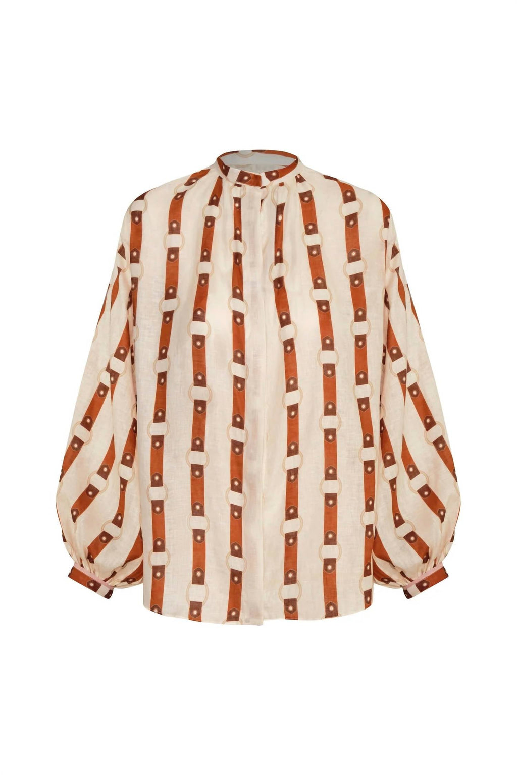 Don Simon Blouse Linen Shirt In Horse Reins Rie