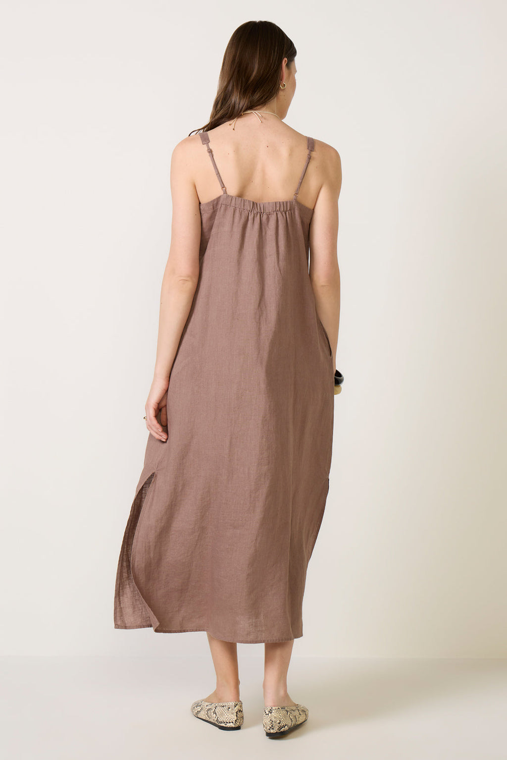 Women's Stella Linen Pintuck Dress