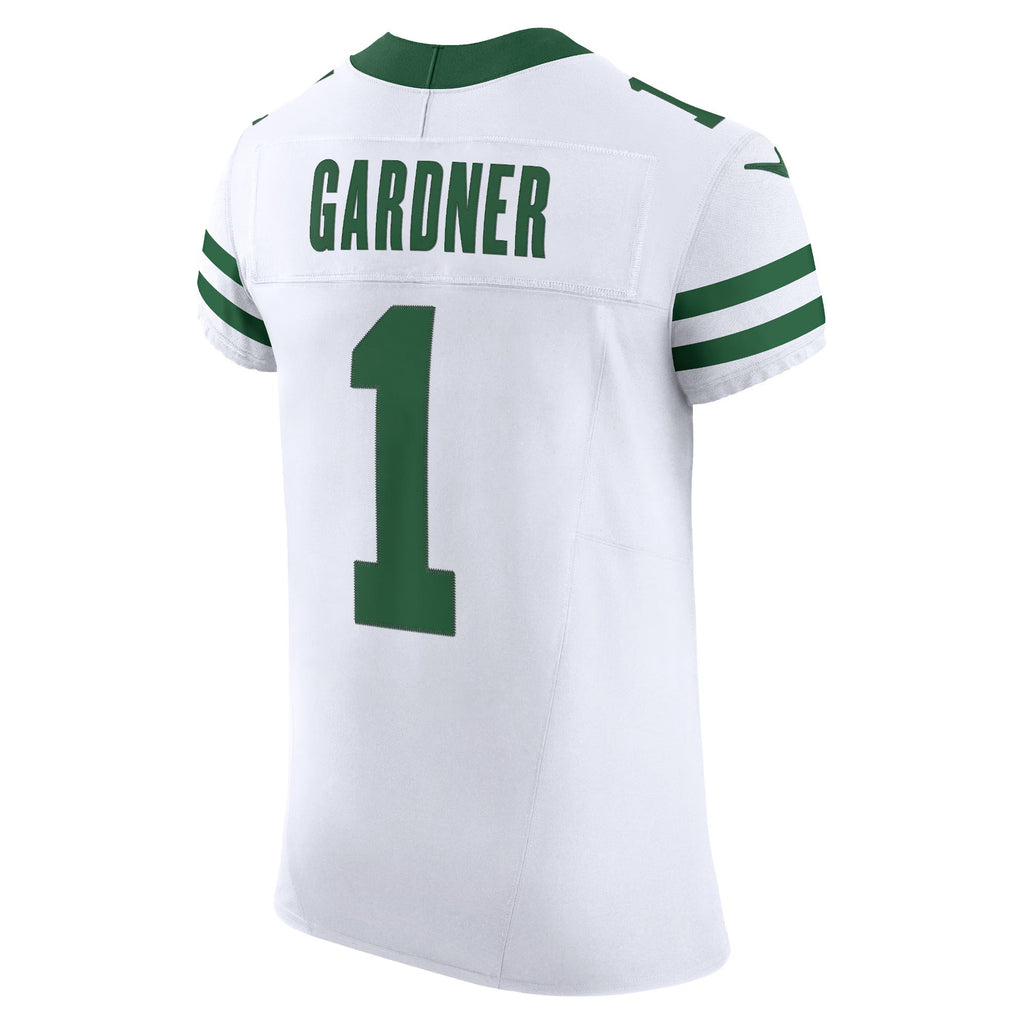 New York Jets Ahmad Sauce Gardner White Alternate Vapor F.U.S.E. Elite Jersey