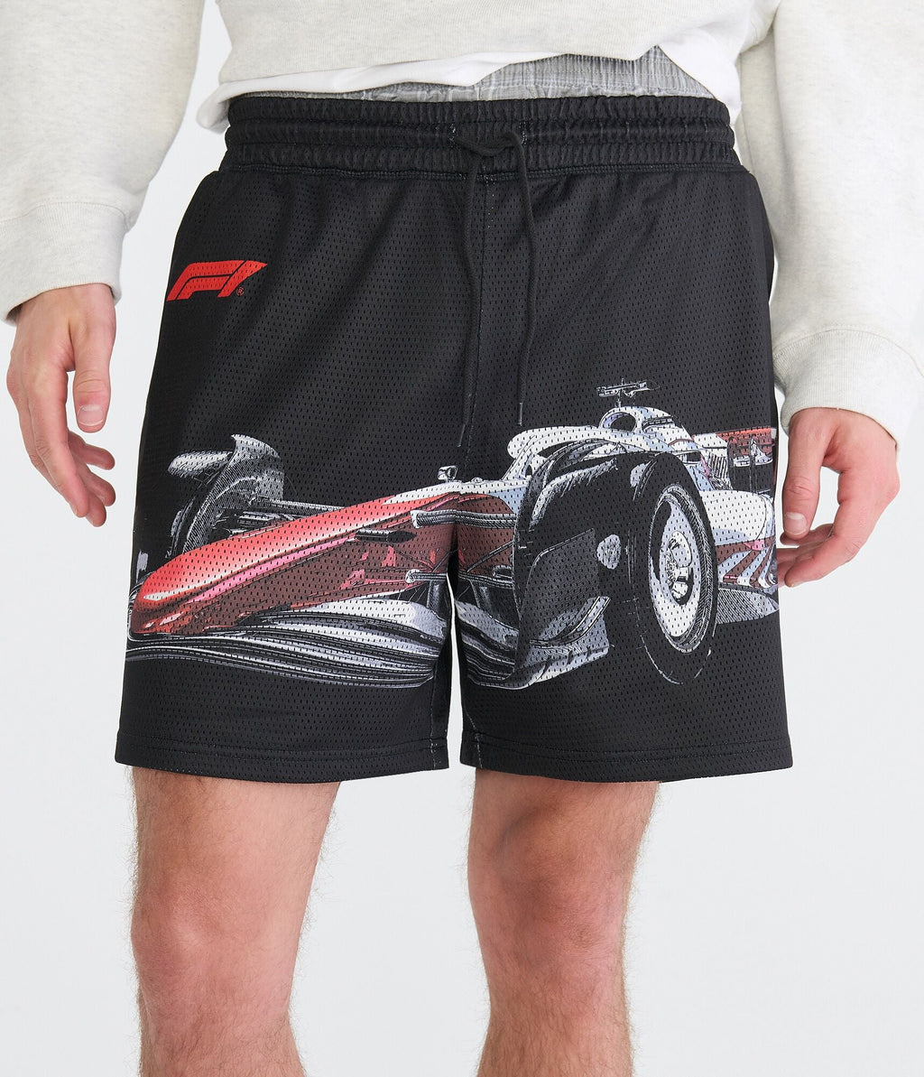 Aeropostale Formula 1 Racing Mesh Shorts