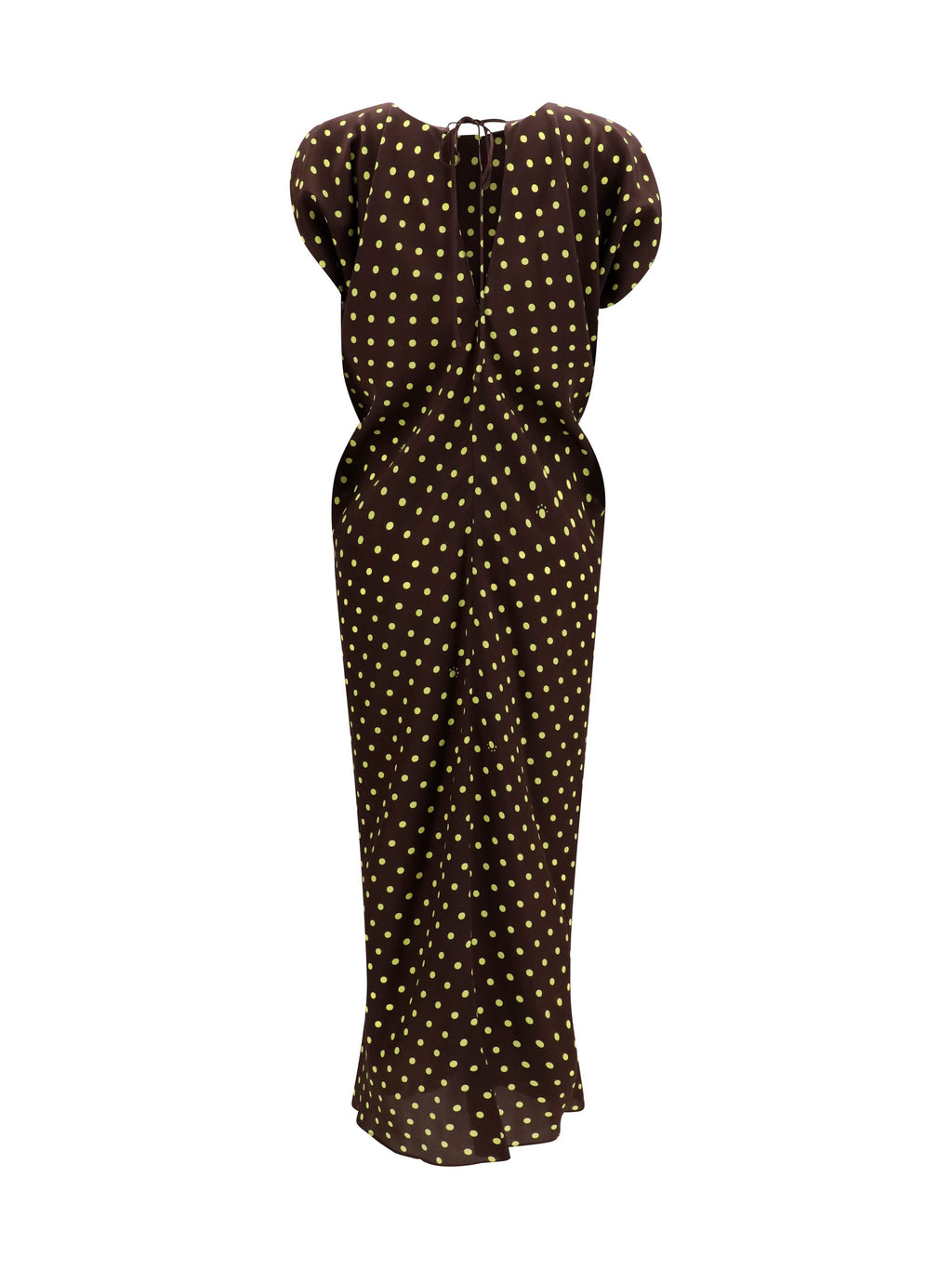 Marni Women Printed Polka Dot Crepe Dress