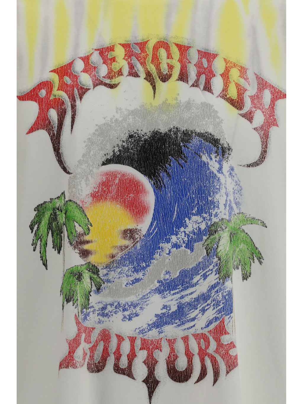 Balenciaga Men Extreme Tie Dye T-Shirt