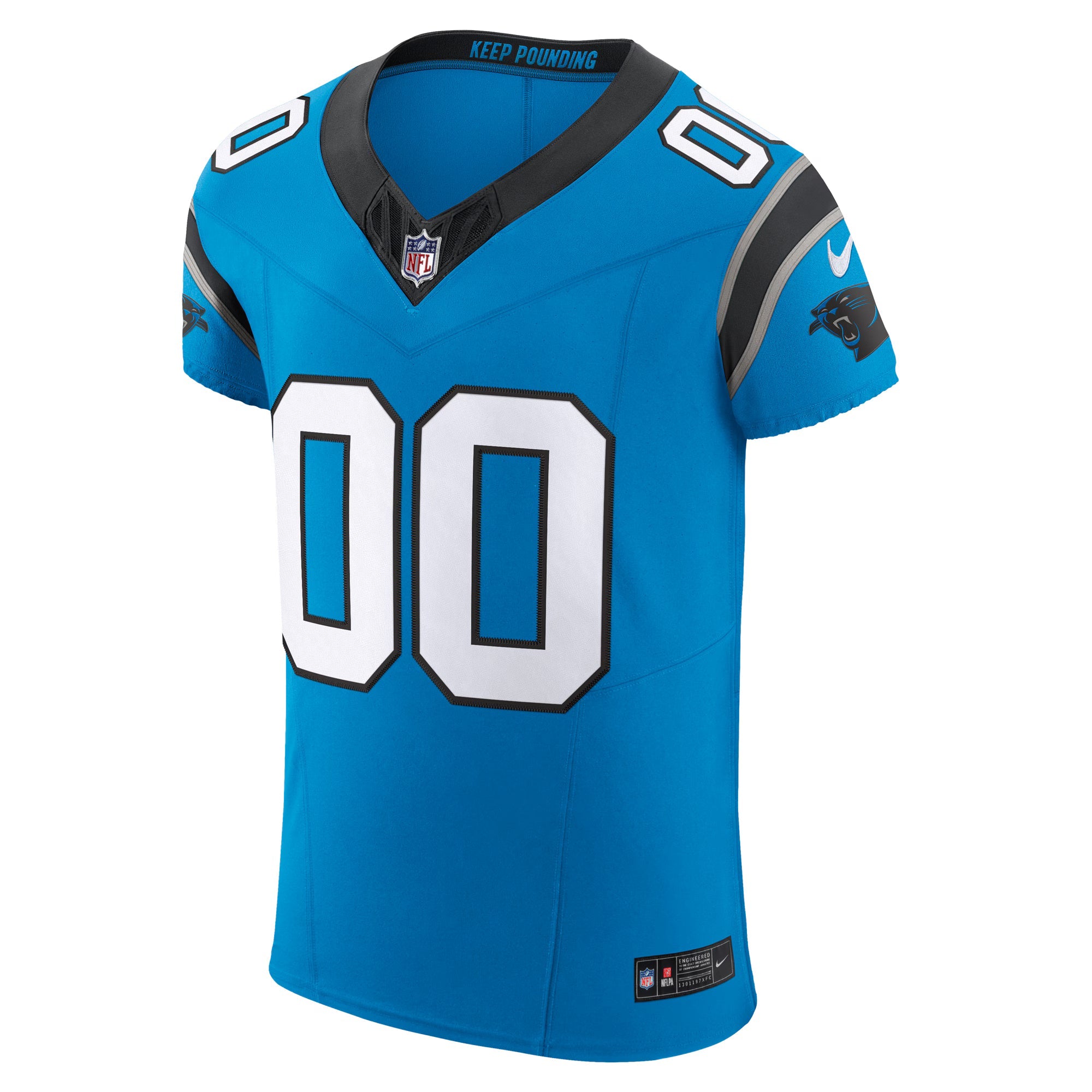 Carolina Panthers Blue Vapor F.U.S.E. Elite Custom Jersey