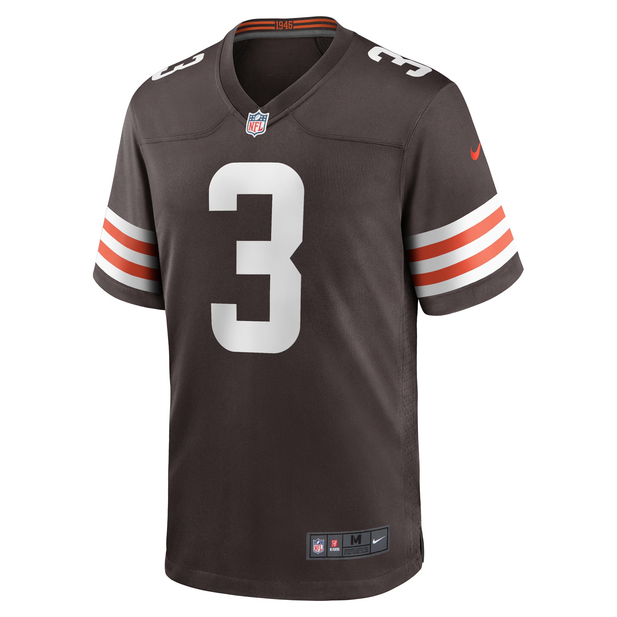 Cleveland Browns Marquise Goodwin Brown Team Game Jersey