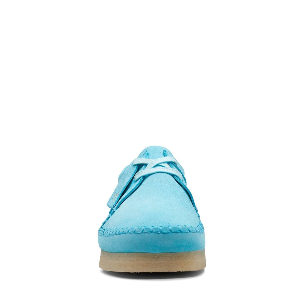 Men's Weaver Shoes In Teal Suede