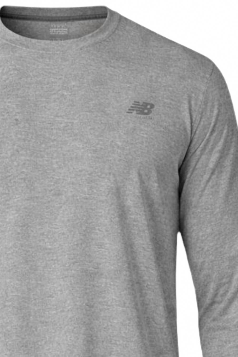 Men's Lightweight Long Sleeve Top In Athletic Grey