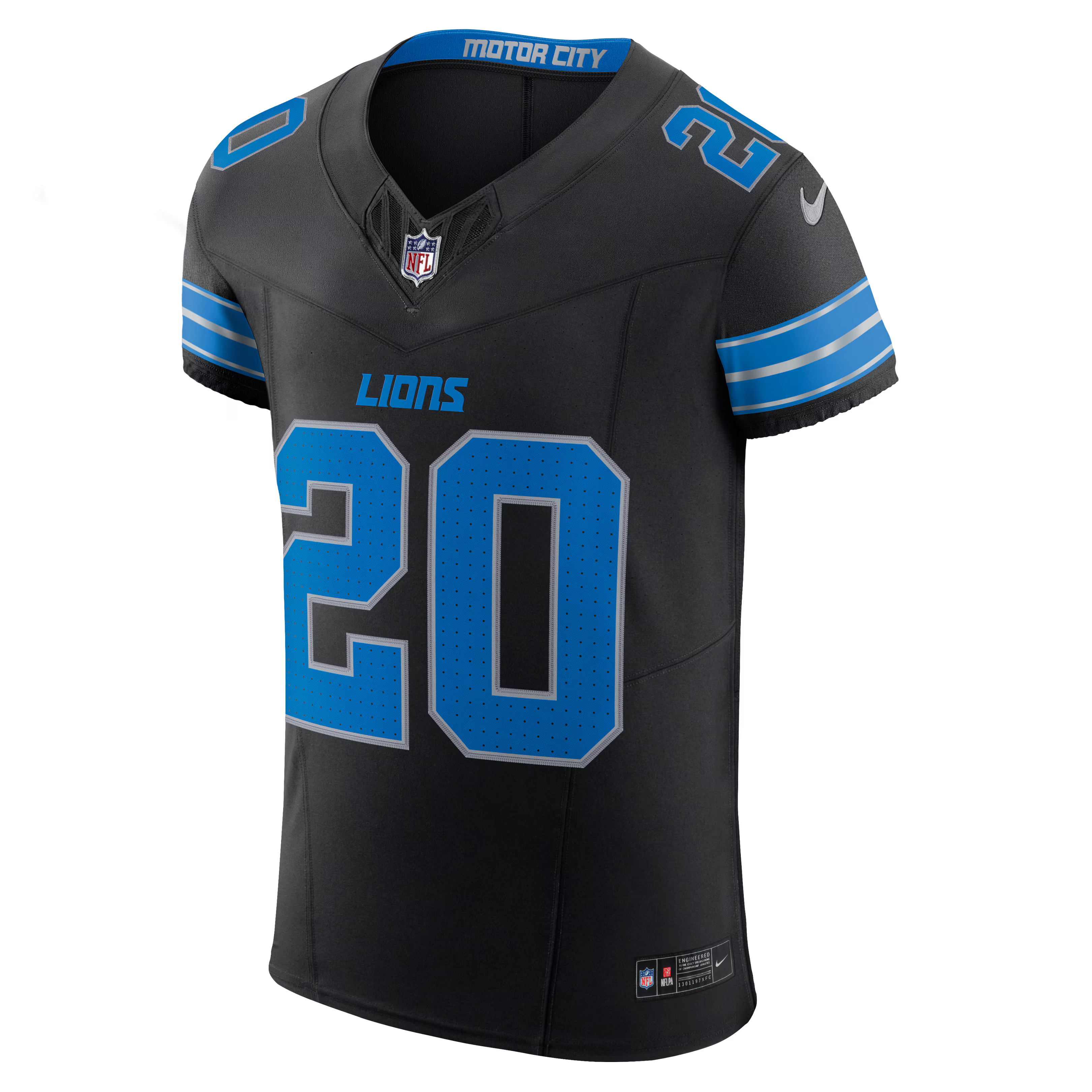 Detroit Lions Barry Sanders Black Alternate Vapor F.U.S.E. Elite Jersey