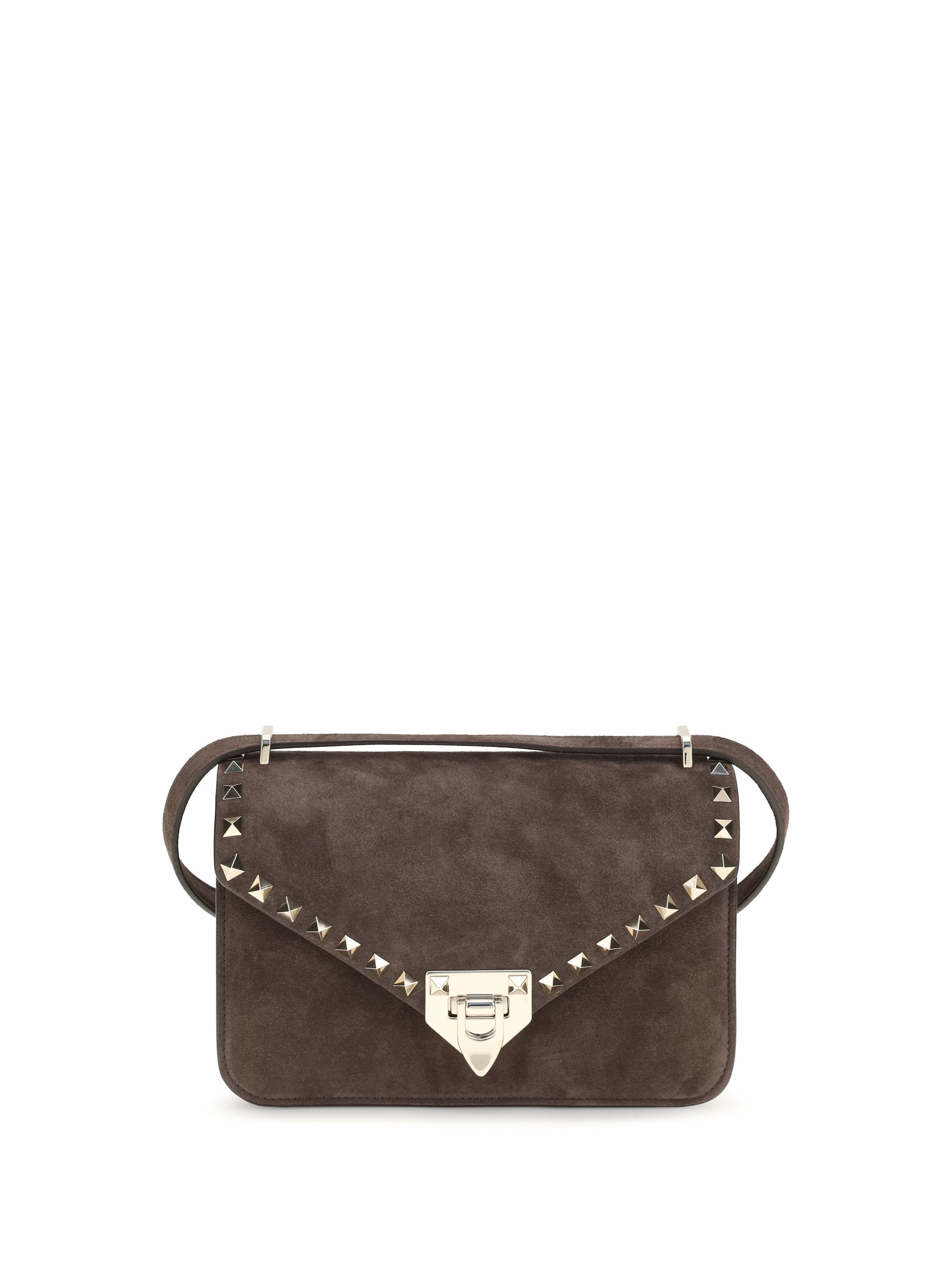 Valentino Garavani Women Rockstud Mini Suede Shoulder Bag