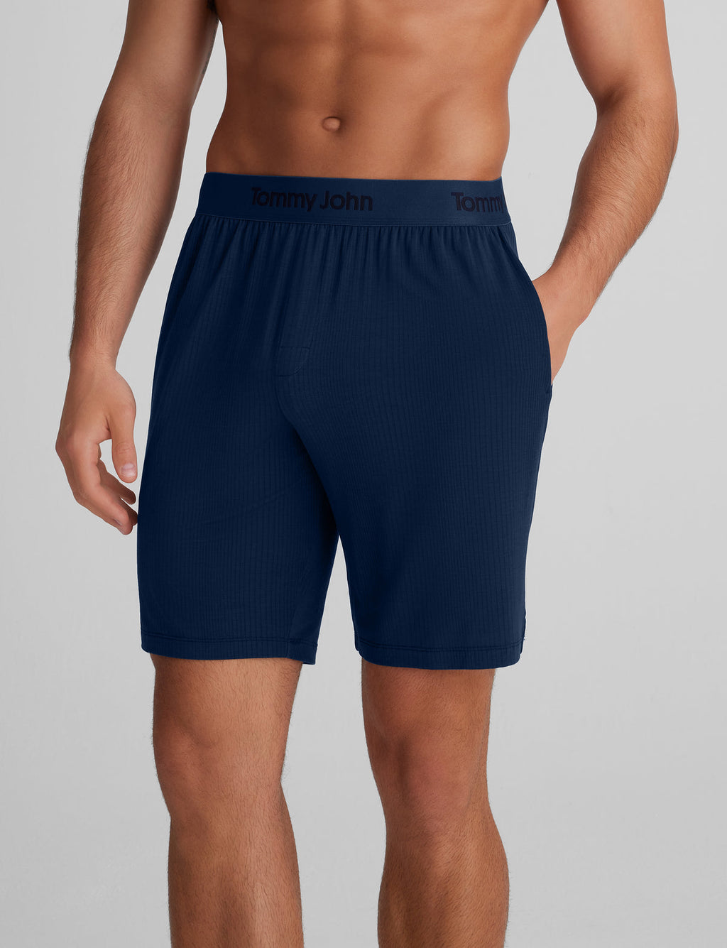 Men's Second Skin Luxe Rib Sleep Short