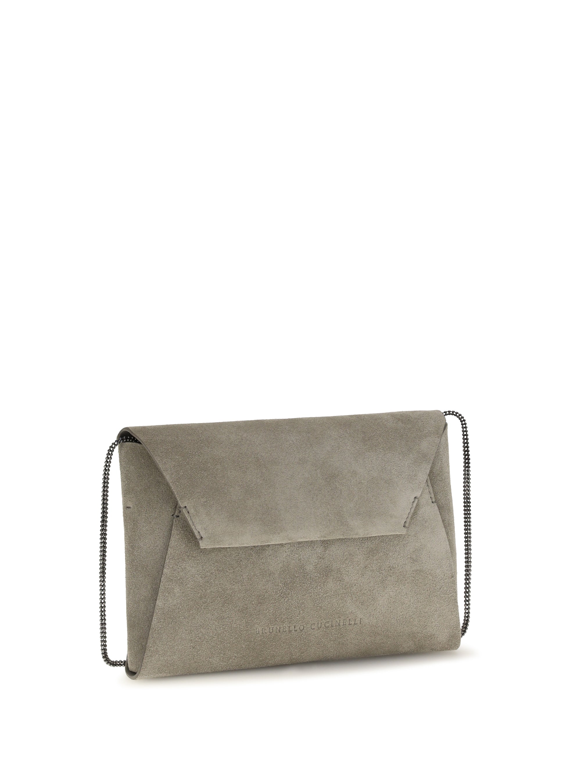 Brunello Cucinelli Women Bc Duo Suede Clutch Bag