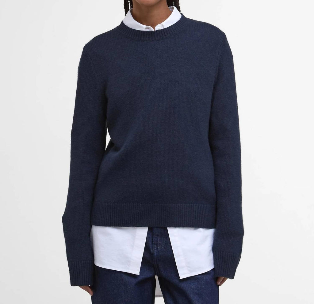 Woodhouse Knitted Jumper In Navy