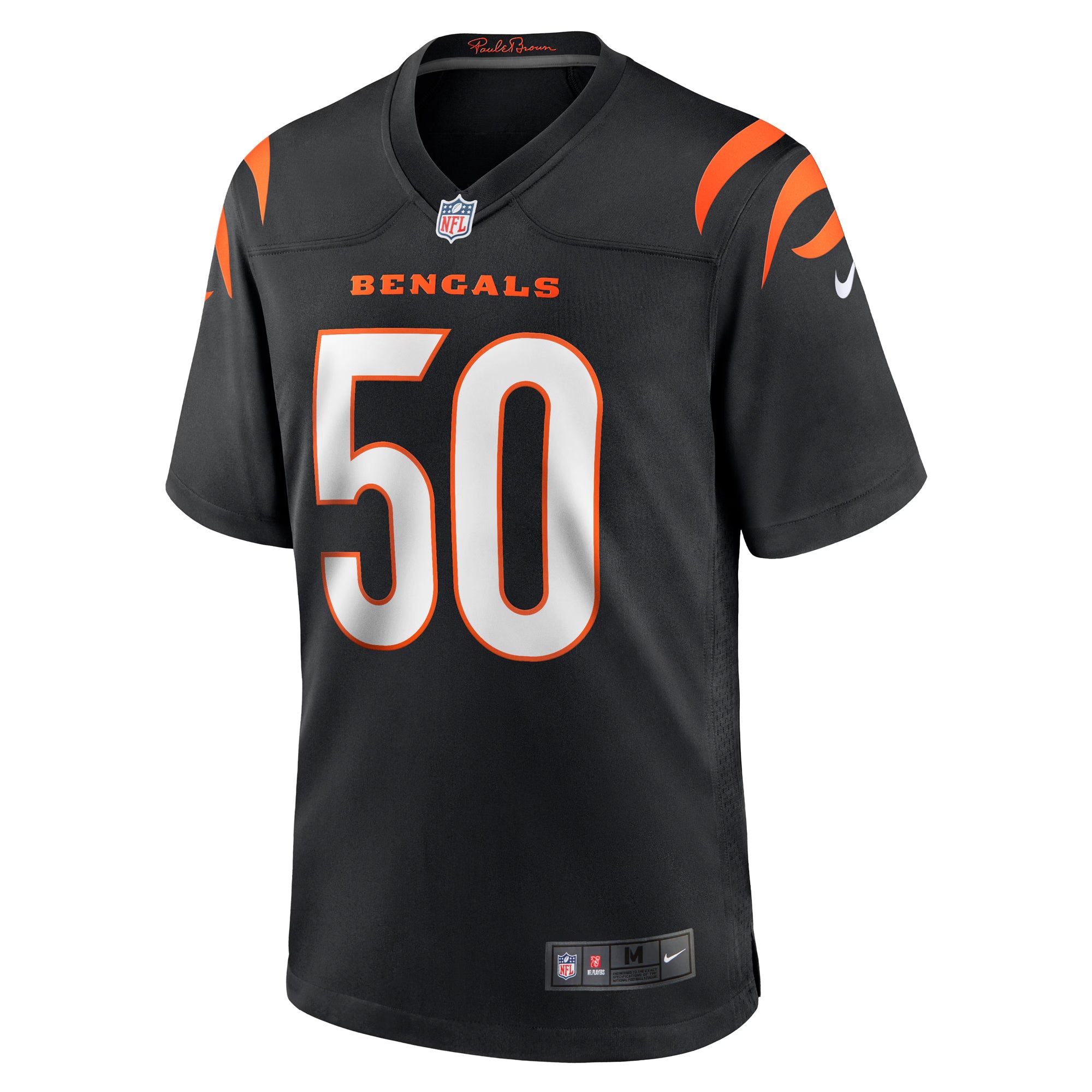 Cincinnati Bengals Shaka Heyward Black Team Game Jersey