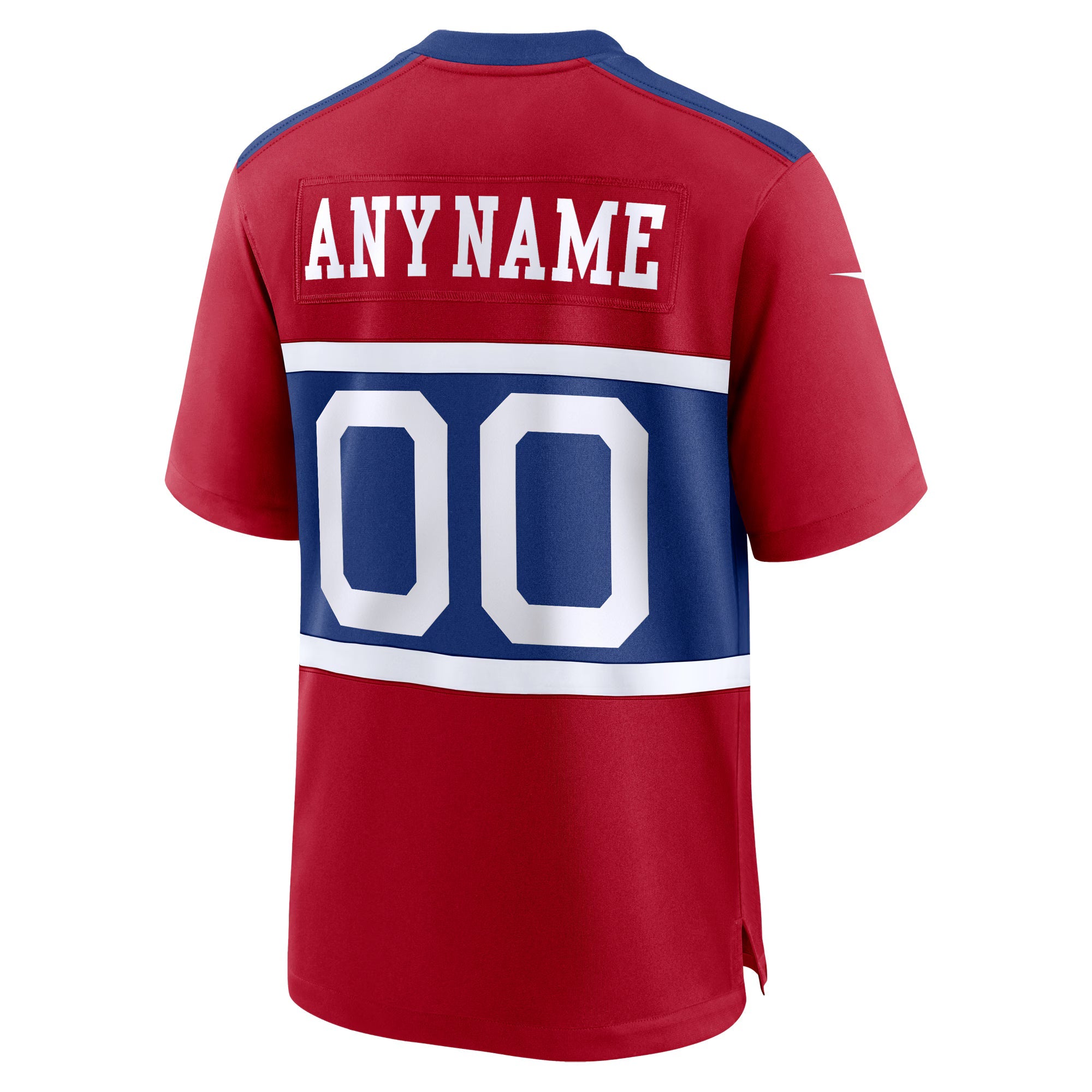 New York Giants Century Red Alternate Game Custom Jersey