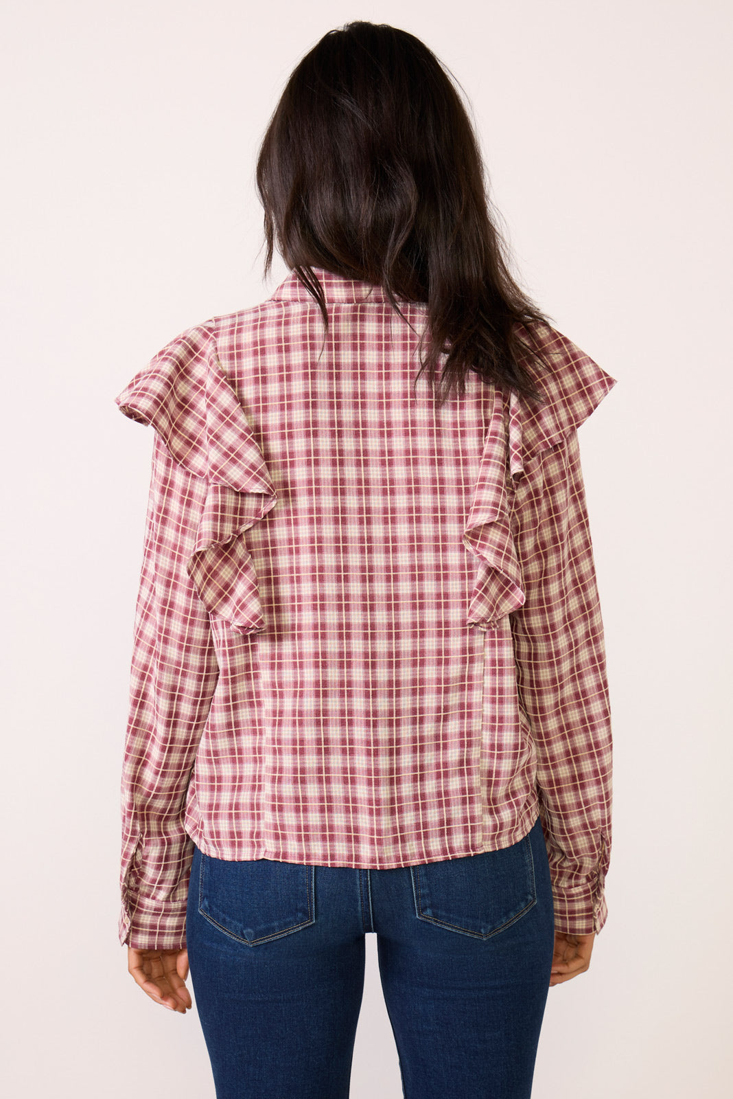 Women's Dru Ruffle Front Shirt
