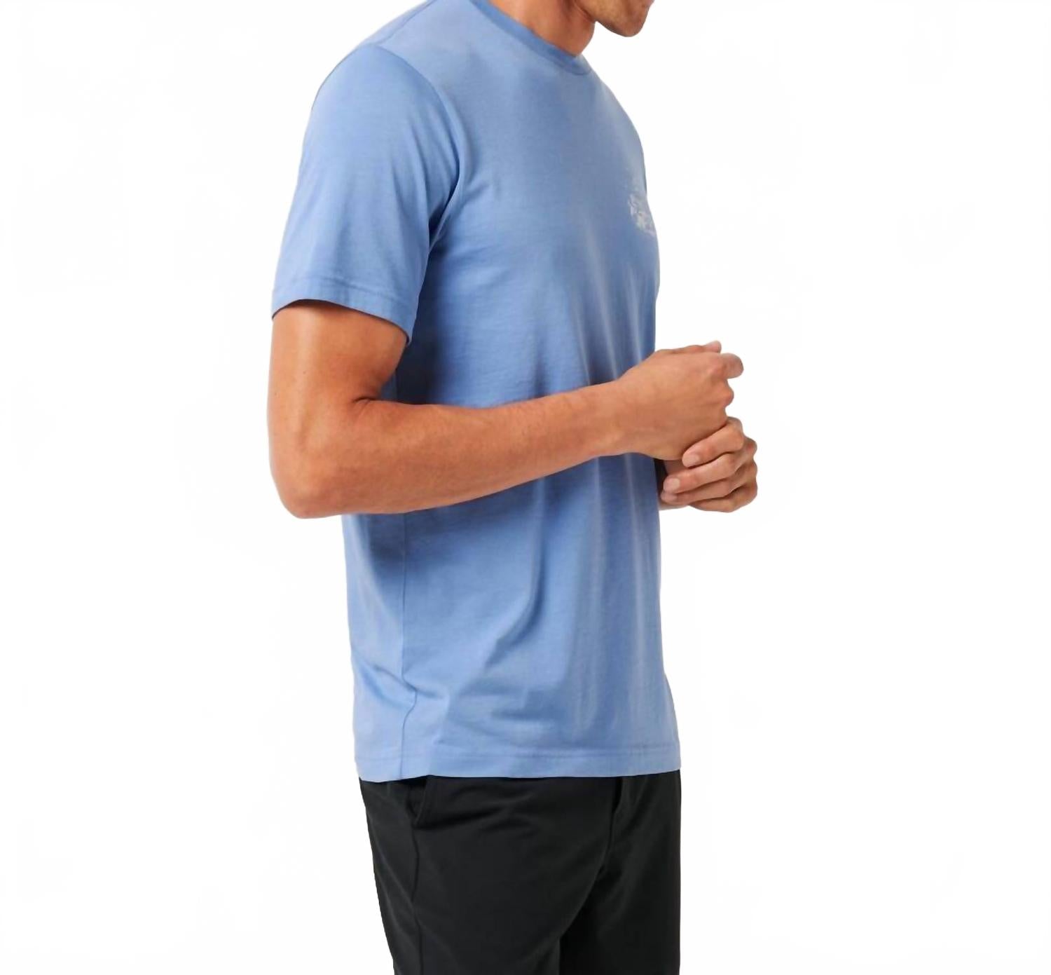 Reef Walk Short Sleeve Tee In Pacific Coast