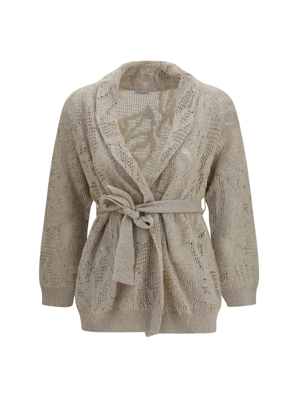Brunello Cucinelli Women Cotton And Linen Cardigan