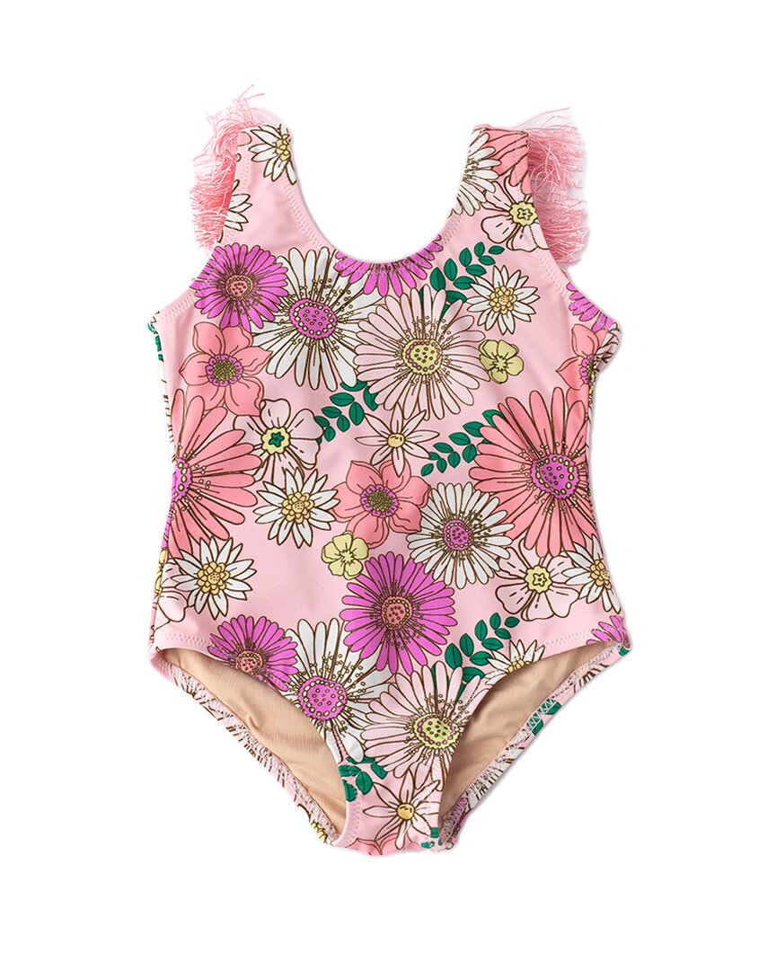 Shade Critters Retro Blossom Fringe Back Swimsuit