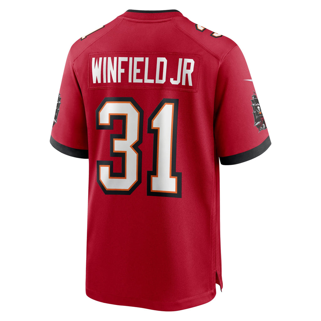 Tampa Bay Buccaneers Antoine Winfield Jr. Red 50th Season Team Game Jersey
